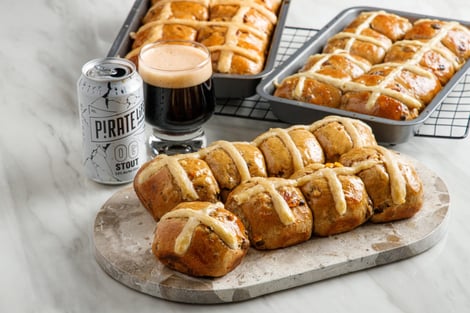 OG Stout Hot Cross Buns