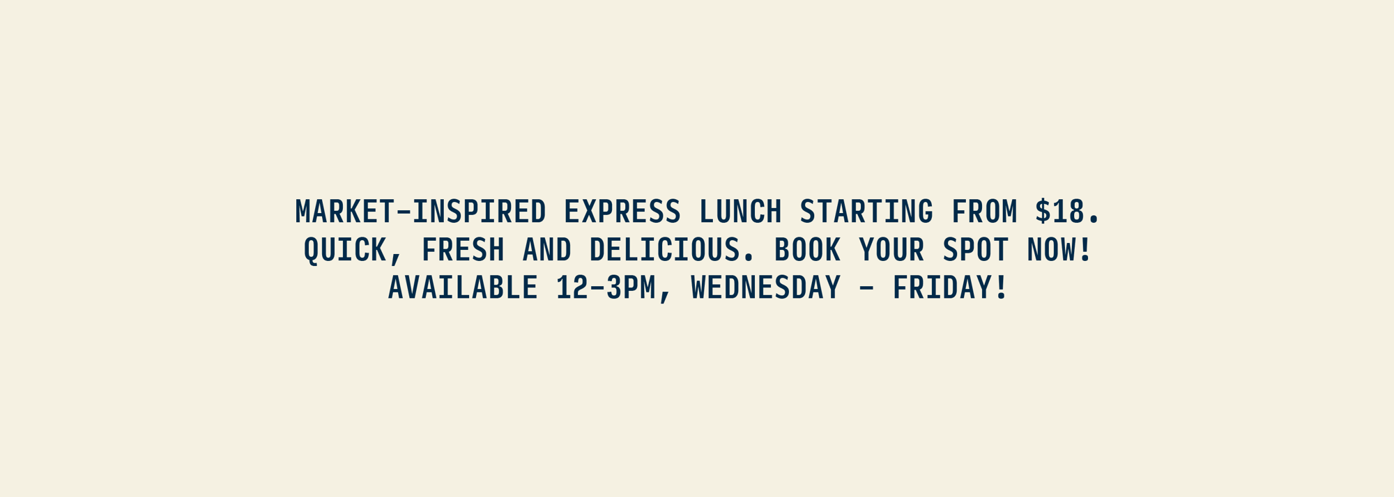 PLSM_WhatsOn_Web_Express Lunch 2