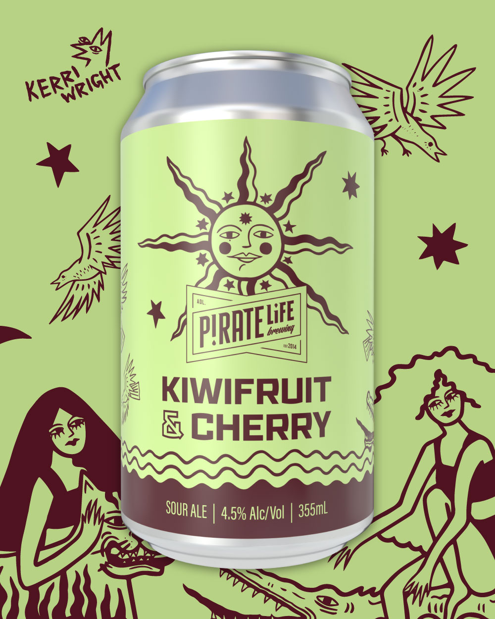 Kiwifruit & Cherry Sour