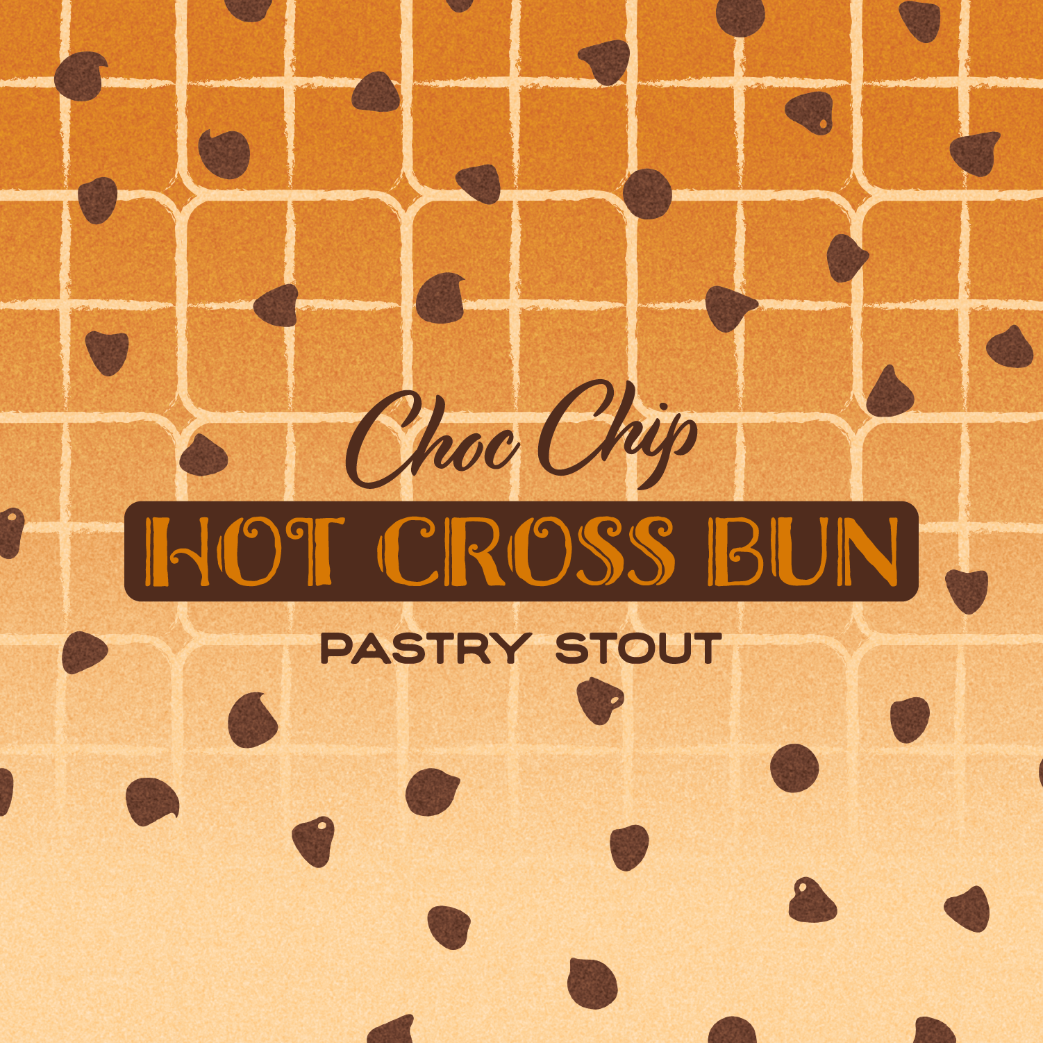 Choc Chip Hot Cross Bun Pastry Stout