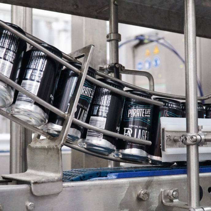 Canning the Port Adelaide Football Club’s Commemorative Lager Can